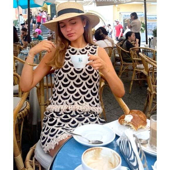 MANGO BLOGGER FAVE!!! Co-Ord Set Crochet Top and Mini Skirt NWT - Picture 9 of 16